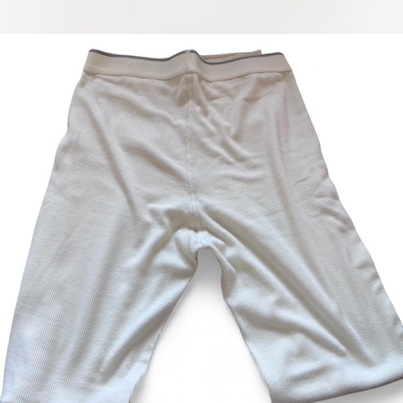 Vintage Joah Brown Cream Ribbed Leggings thermal - Picture 6 of 8